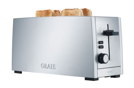 Graef, Graef To100 - Toaster (Silber), Graef TO100 Toaster