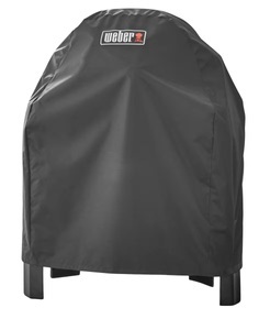 Weber, Premium Abdeckhaube - für Pulse Stand, Weber Abdeckhaube Puls 1000 Stand ? Weber Grillabdeckung/Grill Abdeckhaube ? schwarz
