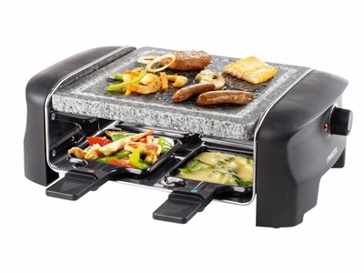 Princess, PRINCESS 01.162810.01.001 Raclettegrill, Princess Rac 4 Steinplatte Raclette ? Raclette Ofen/Raclette Grill ? Schwarz