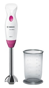 Bosch, Bosch Msm2410Pw CleverMixx - Stabmixer (Weiß/Pink), 