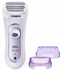 Braun, Braun Silk-épil Lady Shaver LS 5560 - Damenrasierer (Violett), 