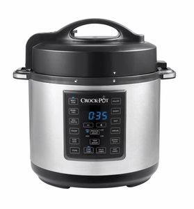 Crock-Pot, Crock-Pot Express - Multi-Cooker (Edelstahl/Schwarz), CROCKPOT Multifunktions-Dampfgarer Crockpot Express
