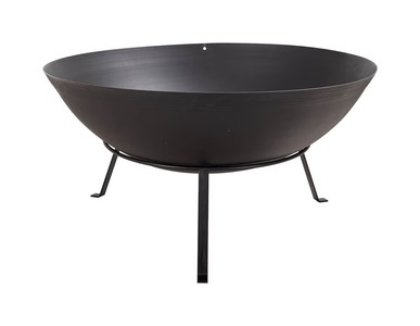 Nouvel, Nouvel Blacky Feuerschale schwarz inkl. Fuss Ø 70 cm, Nouvel Blacky Feuerschale schwarz inkl. Fuss Ø 70 cm