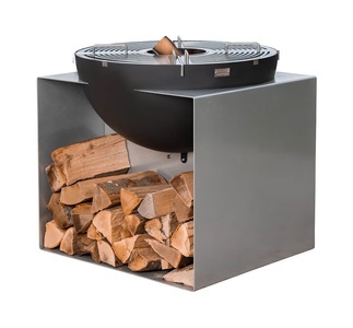 Nouvel, Nouvel Olympia Feuer- und Grillkugel Stahl Ø 80 cm, Nouvel Olympia Feuer- und Grillkugel Stahl Ø 80 cm