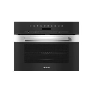MIELE, Miele Einbaubackofen H 7240-60 BM Edelstahl/CleanSteel, Miele H 7240-60 BM Kompaktbackofen mit Mikrowelle Edelstahl