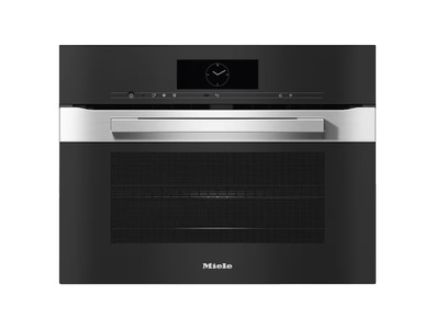 MIELE, Miele Einbaubackofen H 7840-60 BM Edelstahl/CleanSteel, Miele H 7840-60 BM Kompaktbackofen mit Mikrowelle Edelstahl