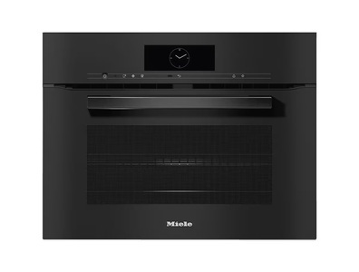 MIELE, Miele Einbaubackofen H 7840-60 BM Obsidianschwarz, Miele H 7840-60 BM Kompaktbackofen mit Mikrowelle Obsidianschwarz