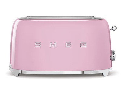 SMEG, SMEG 50's Retro Style Langschlitztoaster 2 Scheiben pink, SMEG 50's Retro Style Langschlitztoaster 2 Scheiben pink