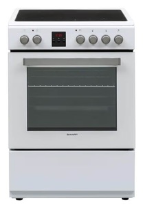 Sharp, Sharp KF-76VDD19W-DE Standherd, Sharp KF-76VDD19W-DE Kochherd weiss