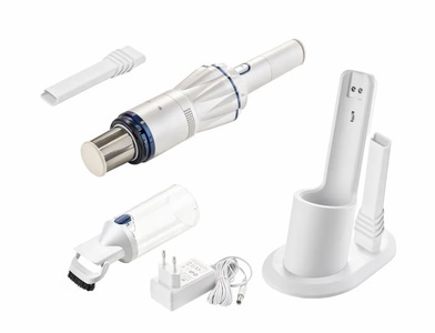 Genius, Genius Invictus One Handstaubsauger 8-teilig perlweiss, Handstaubsauger 