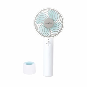 Stylies, Stylies Lacerta - Hand-Ventilator (Weiss/Blau), Stylies Lacerta Handy-Fan blau