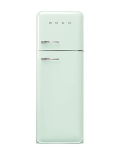 SMEG, SMEG FAB30RPG5 Kühlschrank Pastellgrün rechts, SMEG FAB30RPG5 Kühl- und Gefrierkombination (D, 168 kWh, 1720 mm hoch, Pastellgrün)
