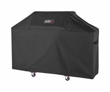 Weber, Weber Premium Abdeckhaube für Genesis II 400-Serie, Weber Premium Abdeckhaube Genesis 400Ser Grillabdeckhaube ? Weber Grillabdeckung/Grill Abdeckhaube ? schwarz
