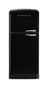 SMEG, SMEG FAB50LBL Kühlschrank Schwarz links, Smeg FAB50LBL5 Kühlschrank Schwarz links
