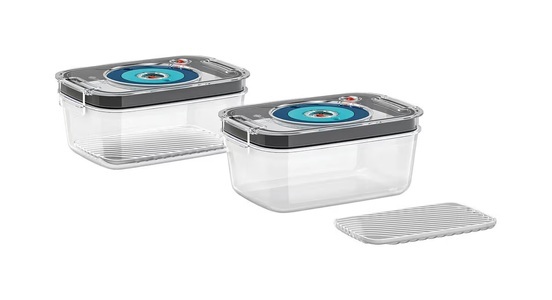 Bosch, Vakuum-Frischhaltedose, Bosch, »MSZV0FC2«, Bosch MSZV0FC2 2 Vakuum Frischhaltebox