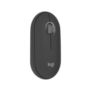 Logitech, LOGITECH Pebble Mouse 2 M350s - Bluetooth-Maus (Graphite), Logitech Pebble Mouse 2 M350s Maus Bluetooth® Optisch Graphit 3 Tasten 400 dpi, 4000 dpi Integriertes Scrollrad