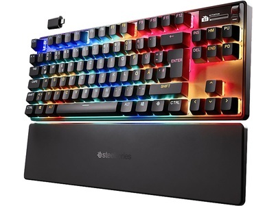Steelseries, Apex Pro TKL Wireless Gen 3, Gaming-Tastatur, SteelSeries Apex Pro TKL WL Gen 3 (DE-Layout, Kabellos, TKL) Gaming Tastatur ? Gaming Tastatur/Gaming Keyboard ? schwarz