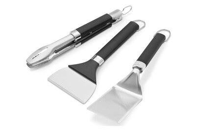 Weber, Griddle Zubehör-Set, Weber Plancha Zubehör Set 3 tlg. Edelstahl