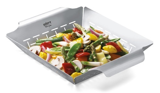 Weber, weber - Deluxe Gemüsekorb (gross) - 35 x 30 x 6 cm, Weber Gemüsekorb gross ab Q 200/2000 Grill Zubehör