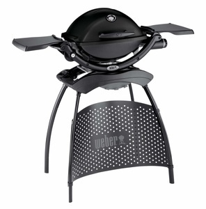 Weber, Gasgrill Q 1200 Stand Black, Weber, Weber Q 1200 Black Stand Grill
