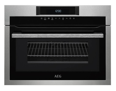 AEG, AEG BO4GEMKM Backofen Chrom, AEG BO4GEMKM Kompaktbackofen mit Mikrowelle Chrom
