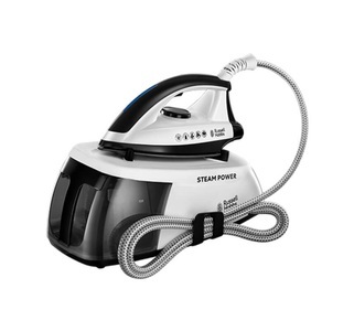 RUSSELL HOBBS, Russell Hobbs 24420-56 - Dampfbügelstation (Schwarz/Weiss), Russell Hobbs Bügelstation 24420-56