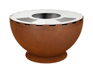 undefined, Firebowl 80 Grill- und Feuerstelle, Nouvel Firebowl 80 gerostet ? Feuerschale/Feuerstelle ? Rost