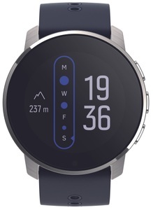 Suunto, Suunto 9 Peak Titanium Sportuhr hellblau, Suunto 9 Peak Titanium Sportuhr hellblau