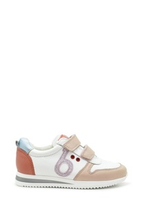 Benjie, Benjie Ness logo velcro Enfant Blanc Rose-30 30, 