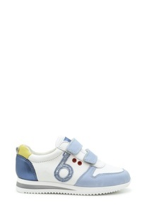 Benjie, Benjie Ness logo velcro Enfant Blanc Bleu-30 30, 