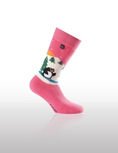 Rohner, Rohner Kinder Pinguin Socke (Größe 36, 35, 37, 38, Pink)
