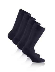 Rohner Socks, Rohner Socks Bambussocken Dunkelblau 2er-Pack, Rohner BASIC BAMBOU-35-38 35-38