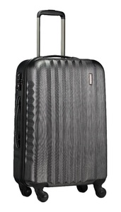March15, March15 Ribbon - Spinner Grösse M (65cm) in Schwarz gebürstet, Ribbon, Check-in Koffer Black Brushed