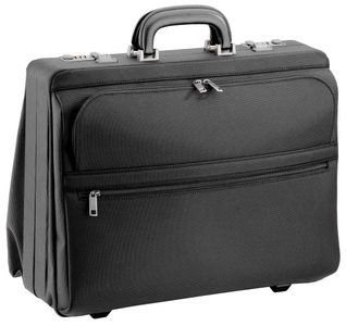 D&N, D&N Tradition Business, Aktenkoffer aus Nylon in schwarz, Tradition Business, Aktenkoffer aus Nylon in schwarz