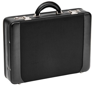 D&N, Tradition Business, Aktenkoffer aus Nylon in schwarz, Tradition Business, Aktenkoffer aus Nylon in schwarz