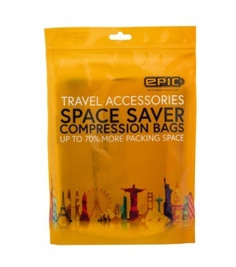 Epic, Space Saver Compression Bag - Vakuumbeutel Set, Space Saver Compression Bag - Vakuumbeutel Set