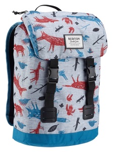 Burton, Burton Youth Tinder Pack - Rucksack für Jungs in Big Bad Wolf Print, Youth Tinder Pack - Rucksack für Jungs in Big Bad Wolf Print