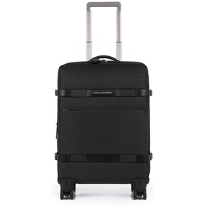 Piquadro, Piquadro Move2 – erweiterbarer Kabinentrolley mit TSA Schloss in schwarz, Move2 ? erweiterbarer Kabinentrolley mit TSA Schloss in schwarz