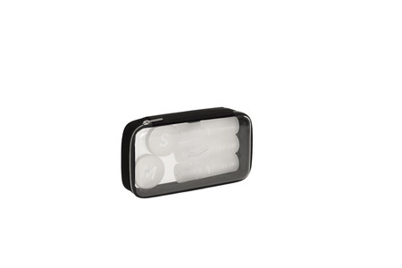 Vocier, Vocier Avant - Dopp Kit Large Kulturtasche mit Sichtfenster L, Vocier - Avant Dopp Kit Large Kulturtasche mit Sichtfenster L, One Size, Schwarz