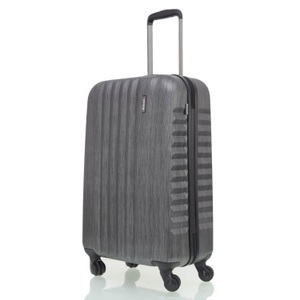 March15, March15 Ribbon - Spinner Grösse M (65cm) in Schwarz gebürstet, Ribbon, Check-in Koffer Black Brushed
