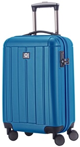 Hauptstadtkoffer, Hauptstadtkoffer Kotti - Handgepäck Hartschalen-Trolley S mit TSA in Cyanblau matt, Kotti - Handgepäck Hartschalen-Trolley S mit TSA in Cyanblau matt