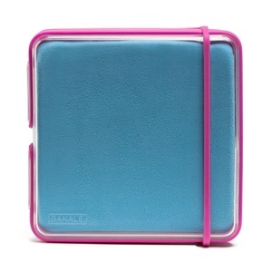 isda, Weiches Mikrofasertuch mit Behälter für Sport und Reise - Blau/Pink, Weiches Mikrofasertuch mit Behälter für Sport und Reise - Blau/Pink