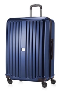 Hauptstadtkoffer, Hauptstadtkoffer Hartschalen-Trolley ´´Trolley X-Berg Glanz´´, 4 Rollen, X-Berg - Koffer Hartschale L mit TSA in Dunkelblau