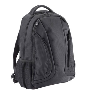 Dermata Lederwaren, Dermata Lederwaren Rucksack 45cm aus Nylon in Schwarz, Rucksack 45cm aus Nylon in Schwarz