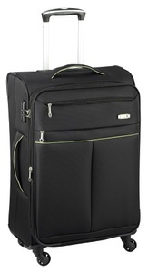 D&N, D&N Travel Line 6704 - 3-teiliges Koffer-Set Dobby Nylon in schwarz, Travel Line 6704 - 3-teiliges Koffer-Set Dobby Nylon in schwarz