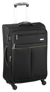 D&N, D&N Travel Line 6704 - 3-teiliges Koffer-Set Dobby Nylon in schwarz, Travel Line 6704 - 3-teiliges Koffer-Set Dobby Nylon in schwarz