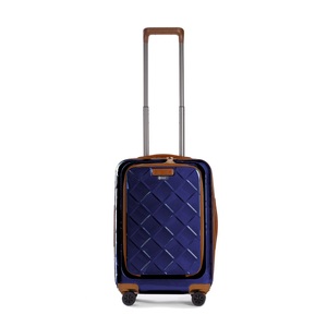 STRATIC, Leather & More - Hartschalen-Koffer S Blau, Leather & More - Hartschalen-Koffer S Blau