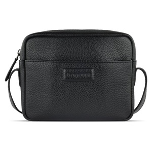 Bugatti, bugatti Umhängetasche »ELSA«, echt Leder, Elsa Schultertasche XS Schwarz