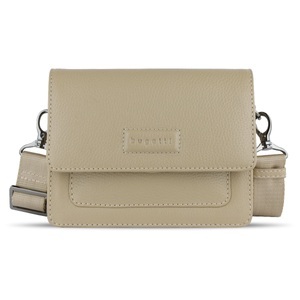 Bugatti, bugatti Umhängetasche »ELSA«, echt Leder, Elsa Schultertasche S Sand