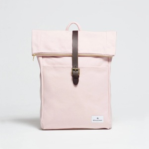 souleway, Foldtop Rucksack, Blush Pink, Foldtop Rucksack, Blush Pink